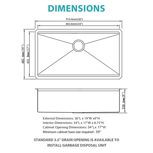 Dimensions du produit