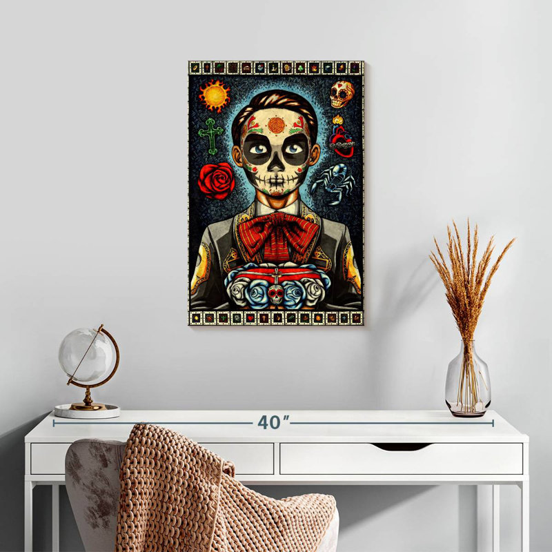Lelend Muerto, 24" H x 16" W
