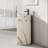 34" Freestanding Tall Pedestal Bathroom Sink Solid Surface Sink