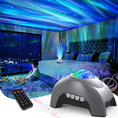 Star Projector for Kids Adults, Night Light Projector Bluetooth Speaker White Noise, Galaxy Projector Northern Lights for Bedroom Decor, Party, Ceiling