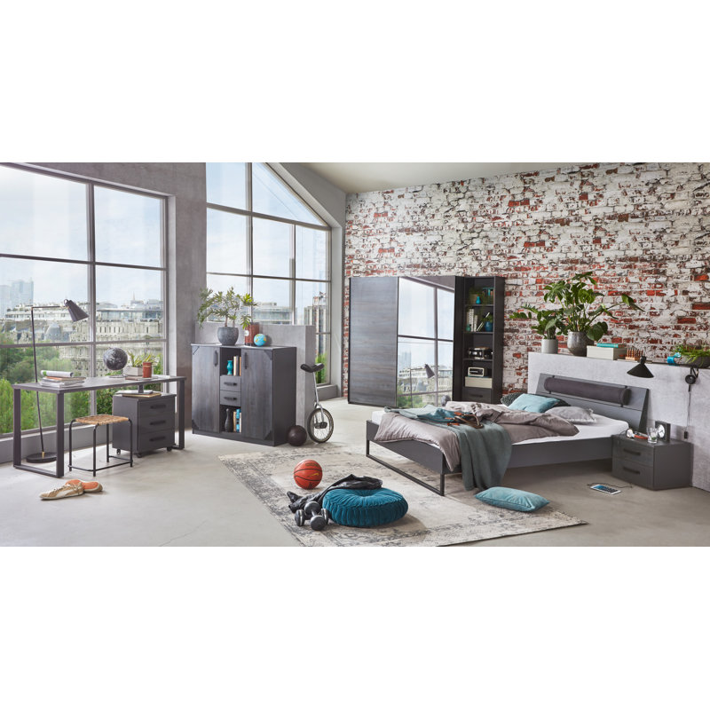 Osino Metal Base Writing Desk