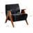 Kyajah 27.5" W Chenille Solid Wood Armchair (Set of 2) -96213301