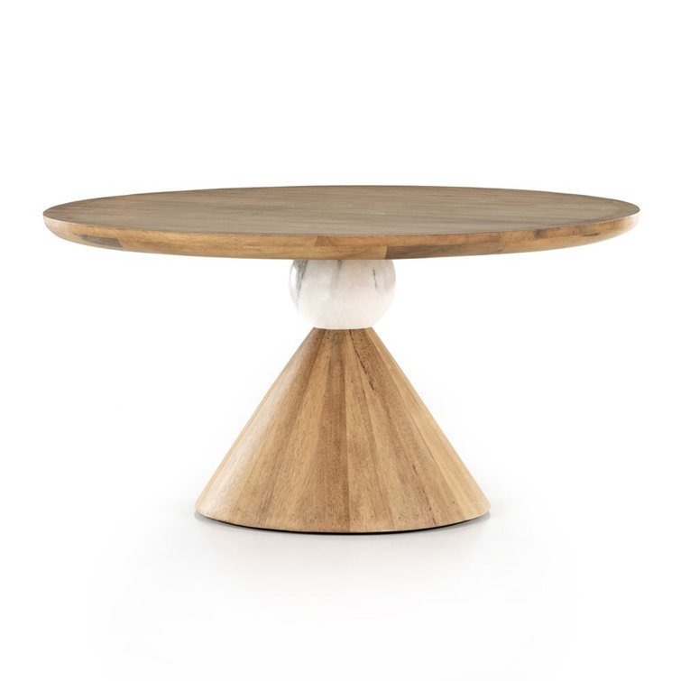 Bibianna Round Solid Wood Dining Table
