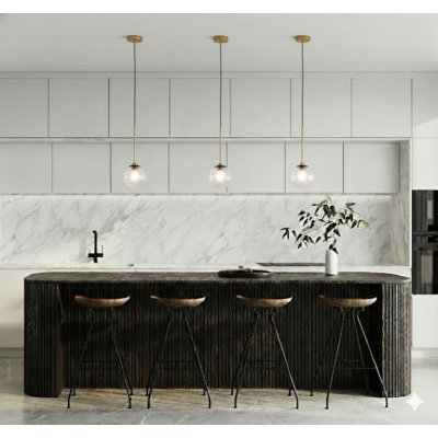 Transitional 1 Light Globe Pendant