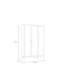 Amerius 3 Door Manufactured Wood Wardrobe