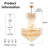14-light Dimmable Luxrious Gold Crystal Chandelier