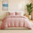 Linen Cotton Blend Duvet Cover Set – Breathable Washed Linen Bedding with Zipper Closure & Corner Ties, Soft Farmhouse Style-1531976383-1540389419