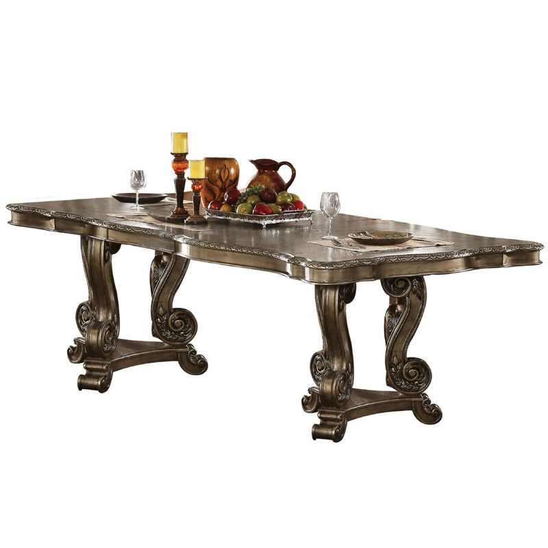 Table de salle à manger Alanni, Chêne rétro