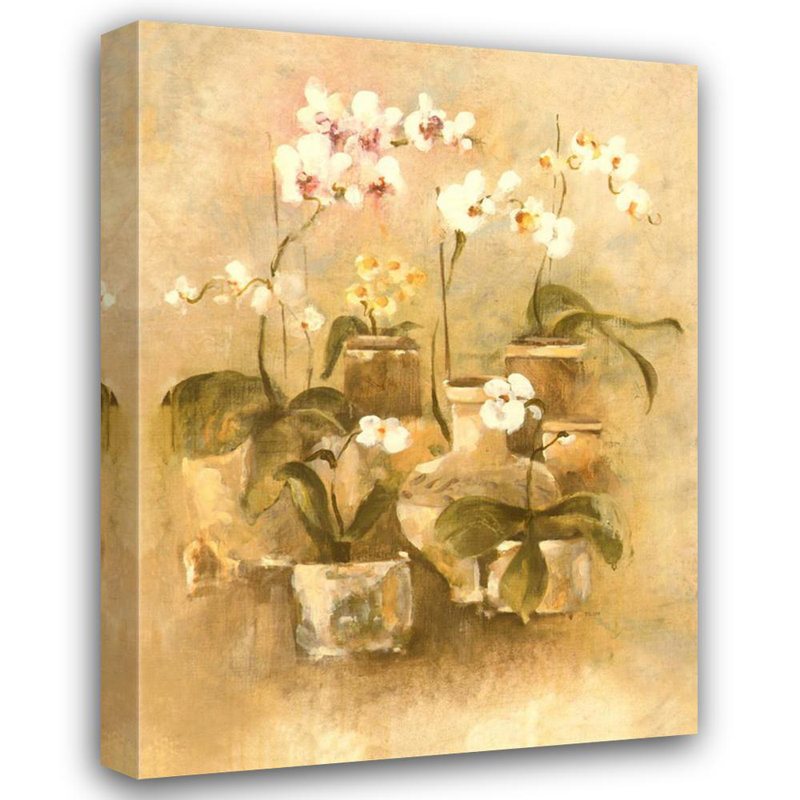 Arrangement d'orchidées II, H 38 po x l 28 po