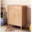 Armoire à chaussures en bois de chêne vernis sans odeur-1728473346