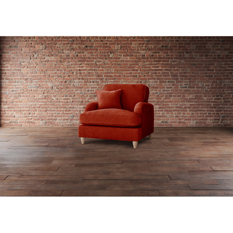 Galilee Upholstered Armchair, Apricot