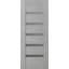 Porte de grange en bois manufacturé et en verre massif Avon 07-04 avec trousse de quincaillerie d'installation-990270065-990270050