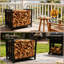 42.9cm W Metal Log Rack
