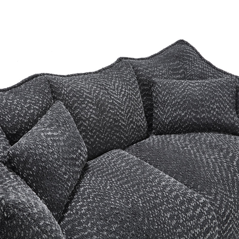 Black Chenille, For Relaxing And Unwinding At Home Chair With , Easy To Carry Place In Various Indoor Spaces