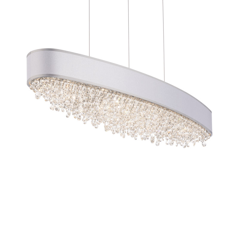 Eclyptix 1 - Light LED Chandelier, Silver