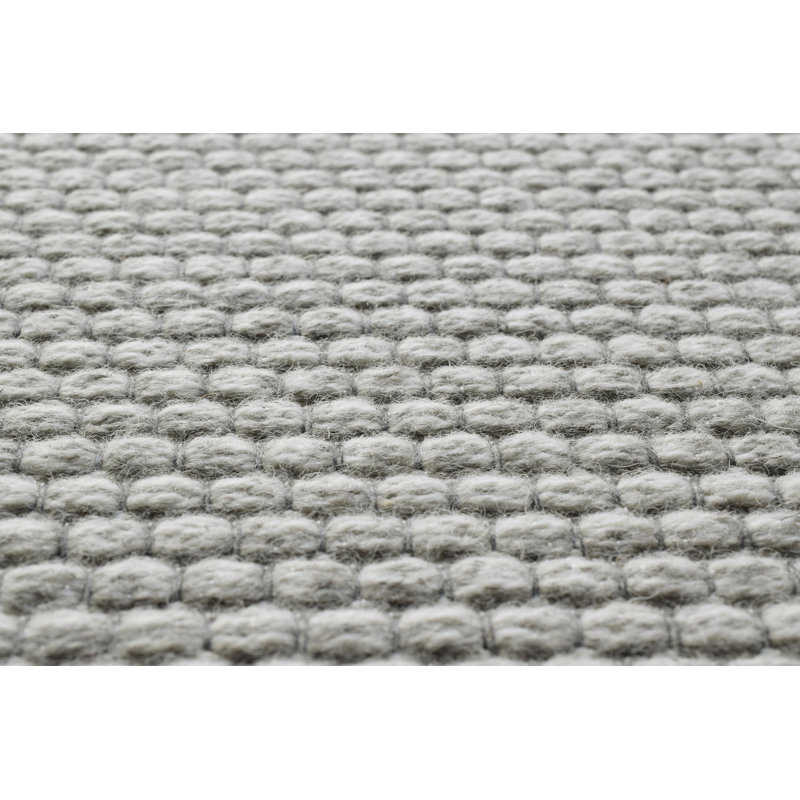 Geometric Wool Hand Woven Area Rug, Rectangle 140 x 200cm