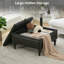Repose-pieds capitonné de rangement l 31,2 po avec dessus rabattable-1056721340