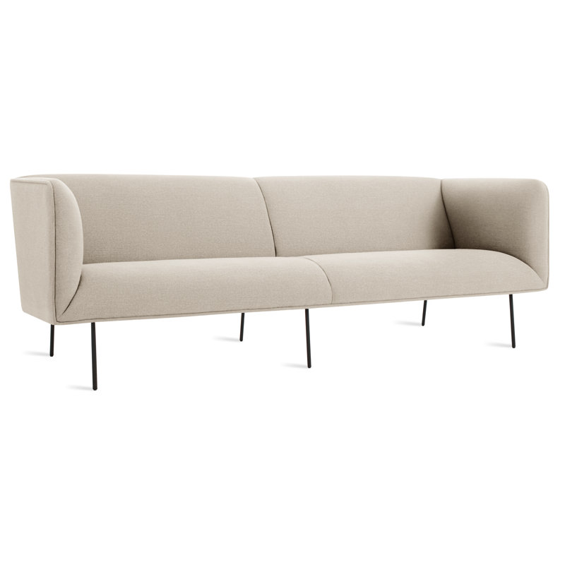 Dandy Upholstered Sofa, 32" H x 96" W x 37" D, Oatmeal Polyester Blend