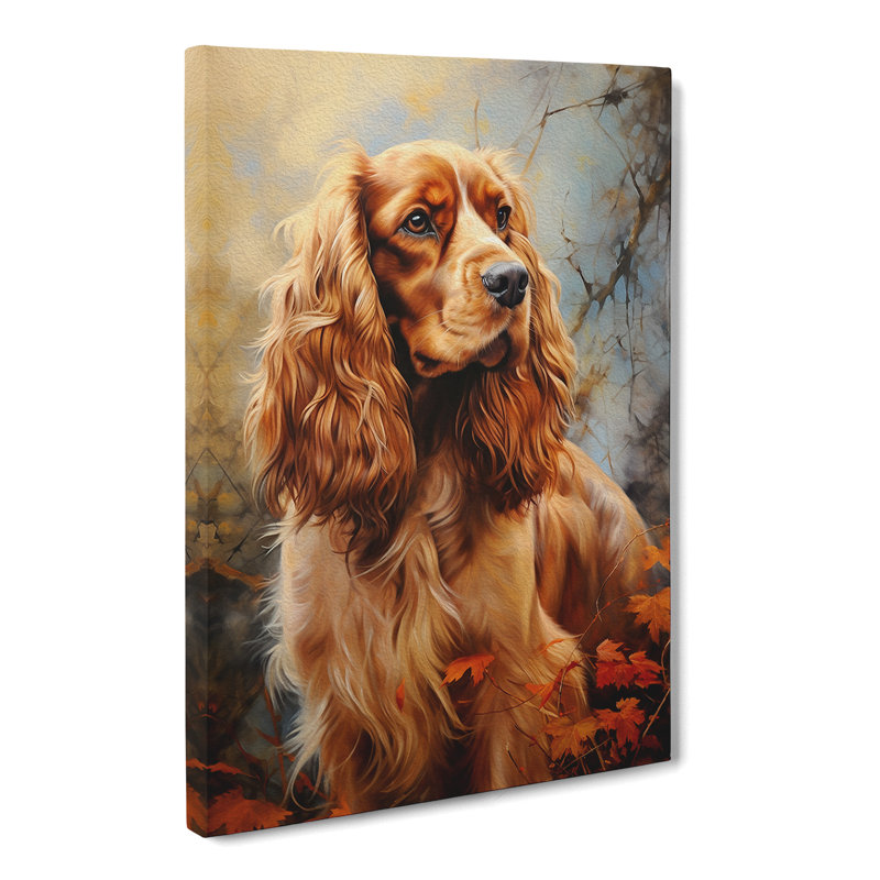 Cocker Spaniel Realism No.2 - Print, 76cm H x 50cm W x 3cm D