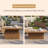 Windsor Aluminum Extendable Outdoor Wicker  Coffee Table