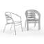 Chaise empilable en aluminium pour restaurant Nannie