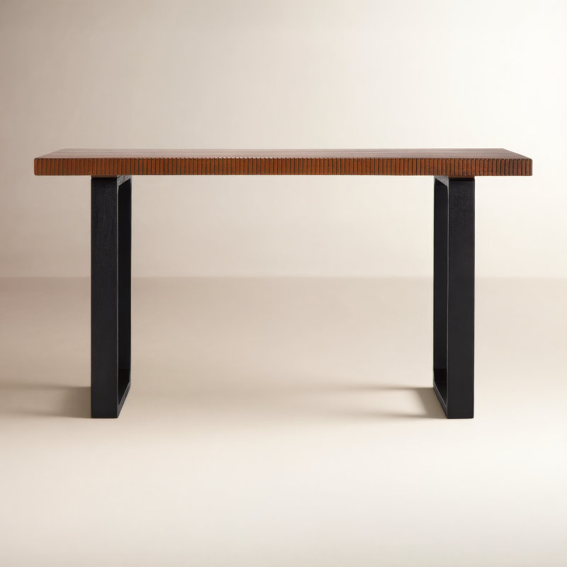 Urbana Solid Wood Writing Desk, Walnut