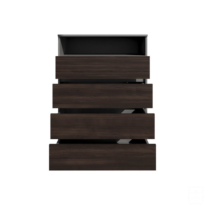 Commode, 4 tiroirs, 1 tablette