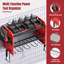 Power Tool Organizer Wall Mount Charging Station With 8 Plug Power Strip And 6 Hooks