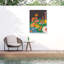 Table bolognaise verte sur toile-98095795