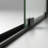 56-60" W x 72" H Semi-Frameless Sliding Shower Door, 5/16"(8mm) Clear SCGG Tempered Glass, Matte Black Finish, Cut Adjustable Width 4"