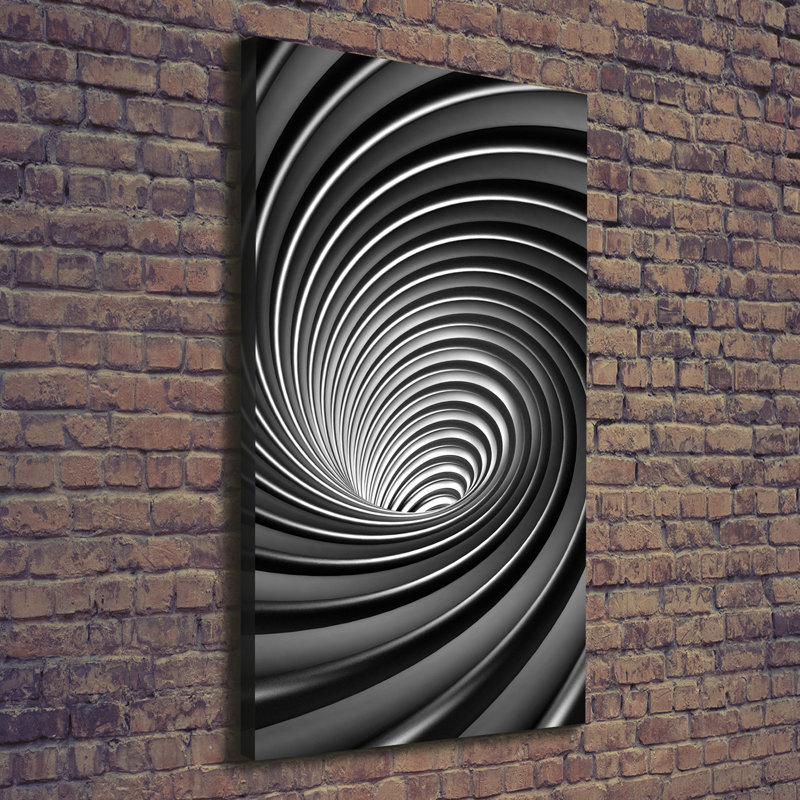 Swirl Abstraction - Wrapped Canvas Print
