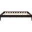 Lit pour lit double Cappuccino - Aucun sommier requis, fabriqué en bois franc asiatique et plateforme en contreplaqué de couleur polyvalente pour la chambre à coucher, long de 81,23 pouces-121022367