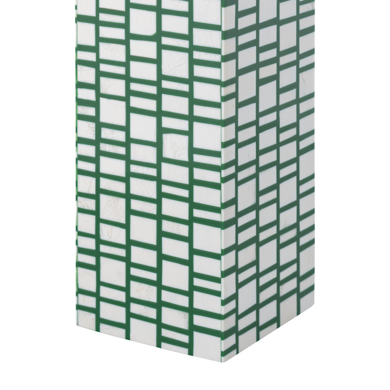 Lampe de table 1 lumière de 27 po de haut Etten - Vert