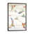 Toile encadrée de bois rustique foncé