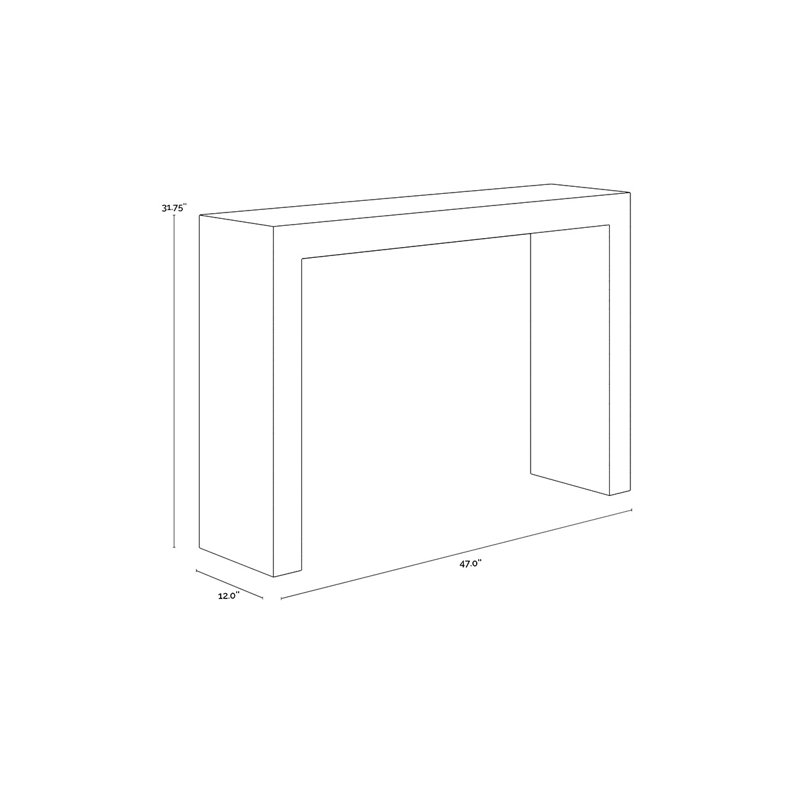 Axle 47'' W Console Table