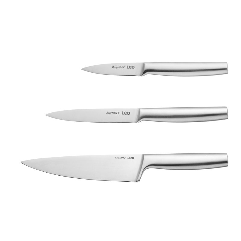 BergHOFF Legacy Stainless Steel 3Pc Starter Knife Set