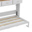 Lit escamotable simple avec tiroirs multiples
