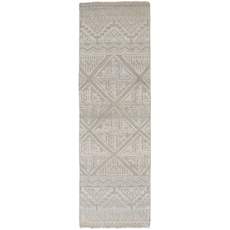 Authement Hand-Knotted 2'-6" x 10' Area Rug