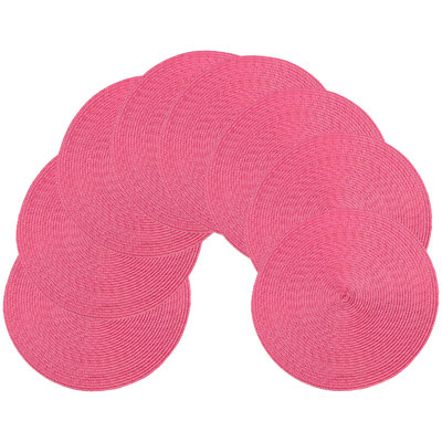 Brammer Polypropylene Plastic Round Placemat