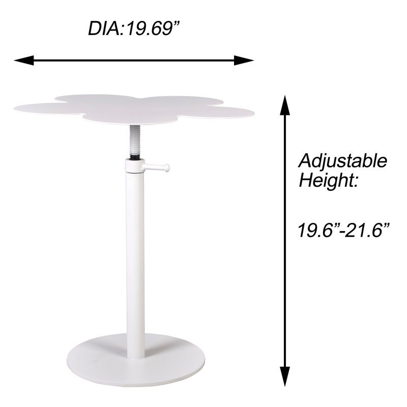Steel Top End Table