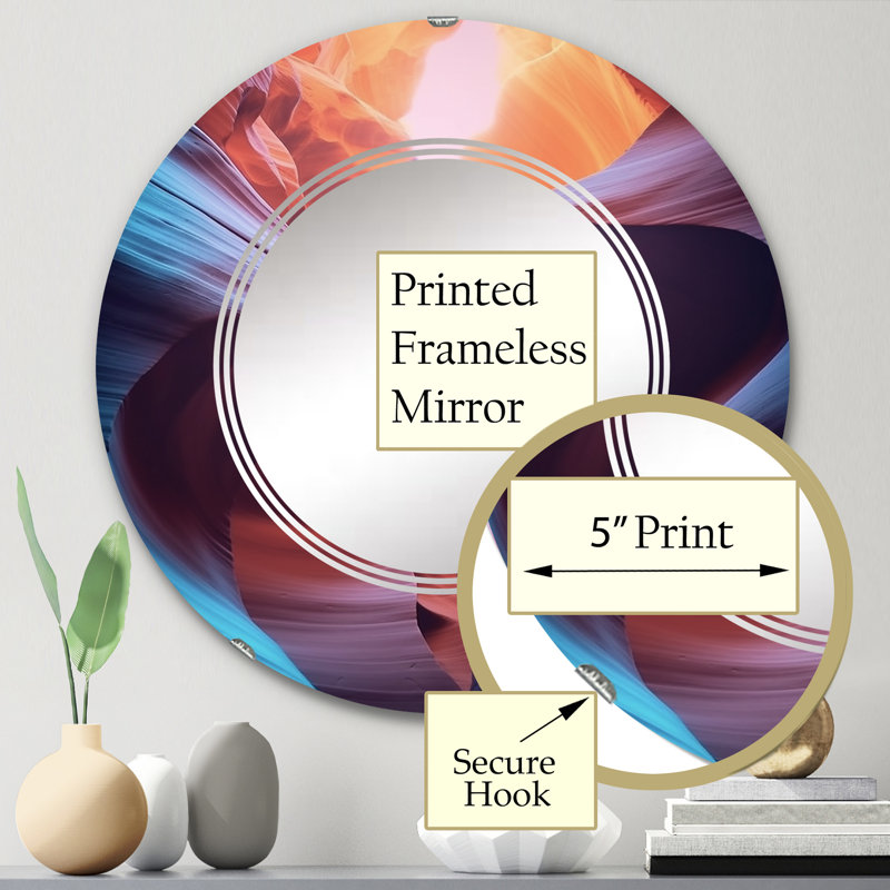 Miroir mural Ravinia, 24 po x 24 po