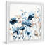 Blue Flower Fields 1 Piece Single Picture Frame Painting-658364478