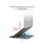 Support portable pliable pour ordinateur portable avec poignée