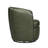 100% Italian Leather Swivel Club Chair-773406666
