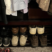 Juvale Free Standing 3 Tier 18 Pair Shoe Rack Shelf Organizer For Entryway  Closet, 24-45 Expandable, Black & Oak Grain Metal : Target