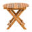 Adjustable Foldable Wood End Table, Finish, Easy To Store, Multi - Purpose Utility Setup