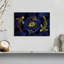 Lotus et koï doré sur toile-1693805730