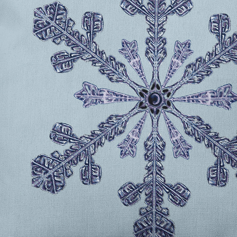Vail Geometric Reversible Throw Pillow, Light Blue, 26" H x 26" W x 1" D