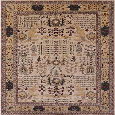 Tapis oriental brun / noir Grapeland