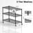 Nyakume 35.65'' W Metal Shelving Unit with Wheels